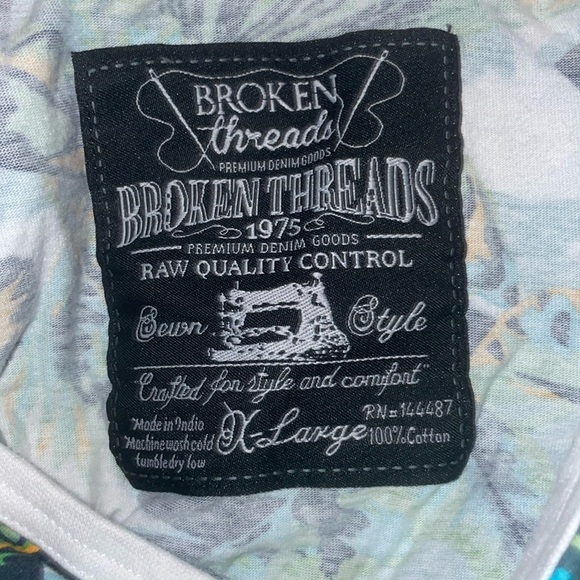 ♡ broken threads, tank top size XL, 100% cotton - Picture 3 of 3
